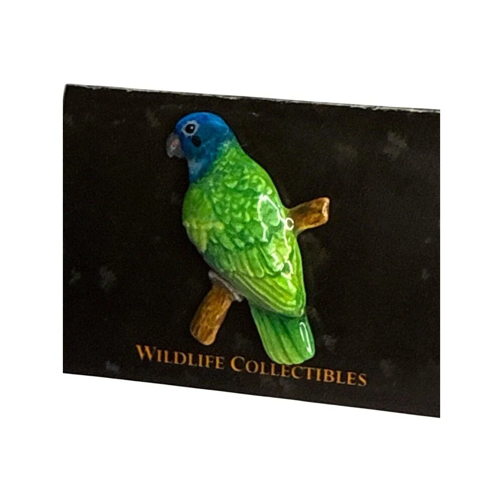 Lot 5 G.G. Harris Wildlife Collectibles Fine Pewter Bird Parrot Lapel Pins USA